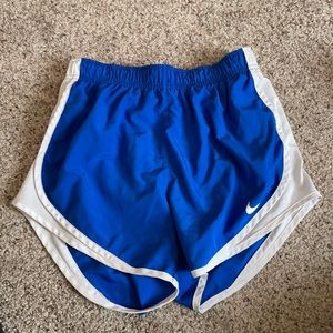 Blue nike shorts
